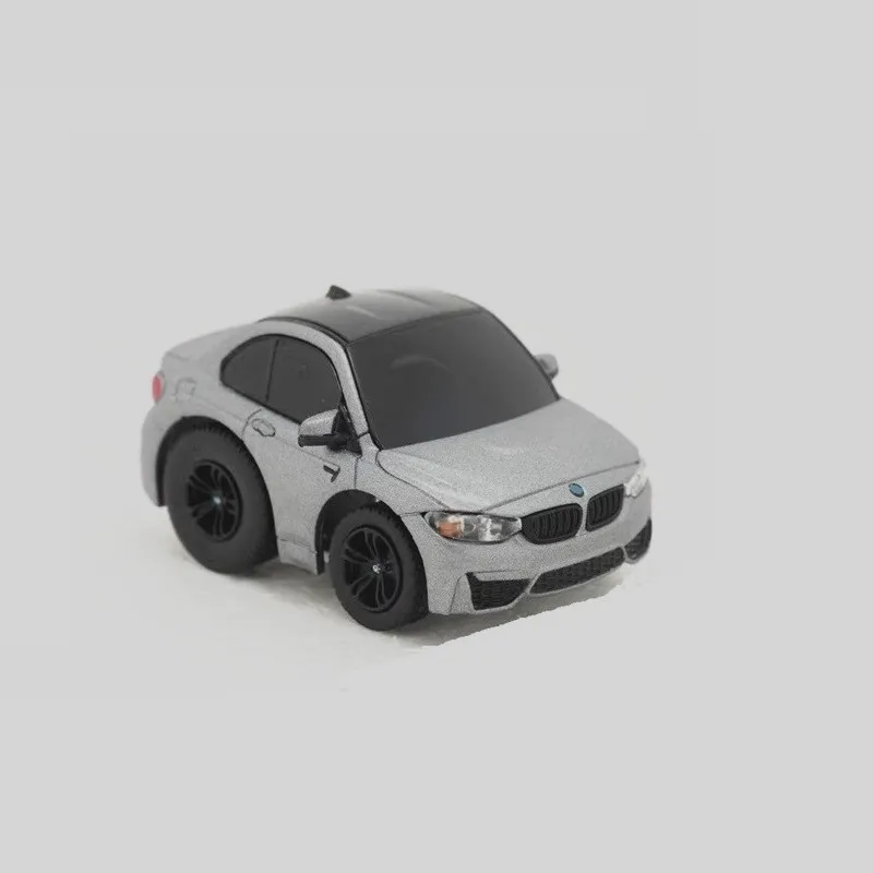 Tiny 1:64 Q Series M4 F82 Gray Alloy Simulation Model Car