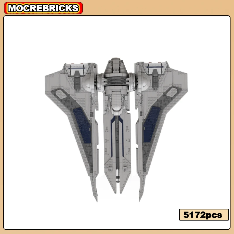 

Space Movie Military UCS Kom'rk-class Fighter Transport starfighters Model Building Block Collectibles Technology Bricks Toys