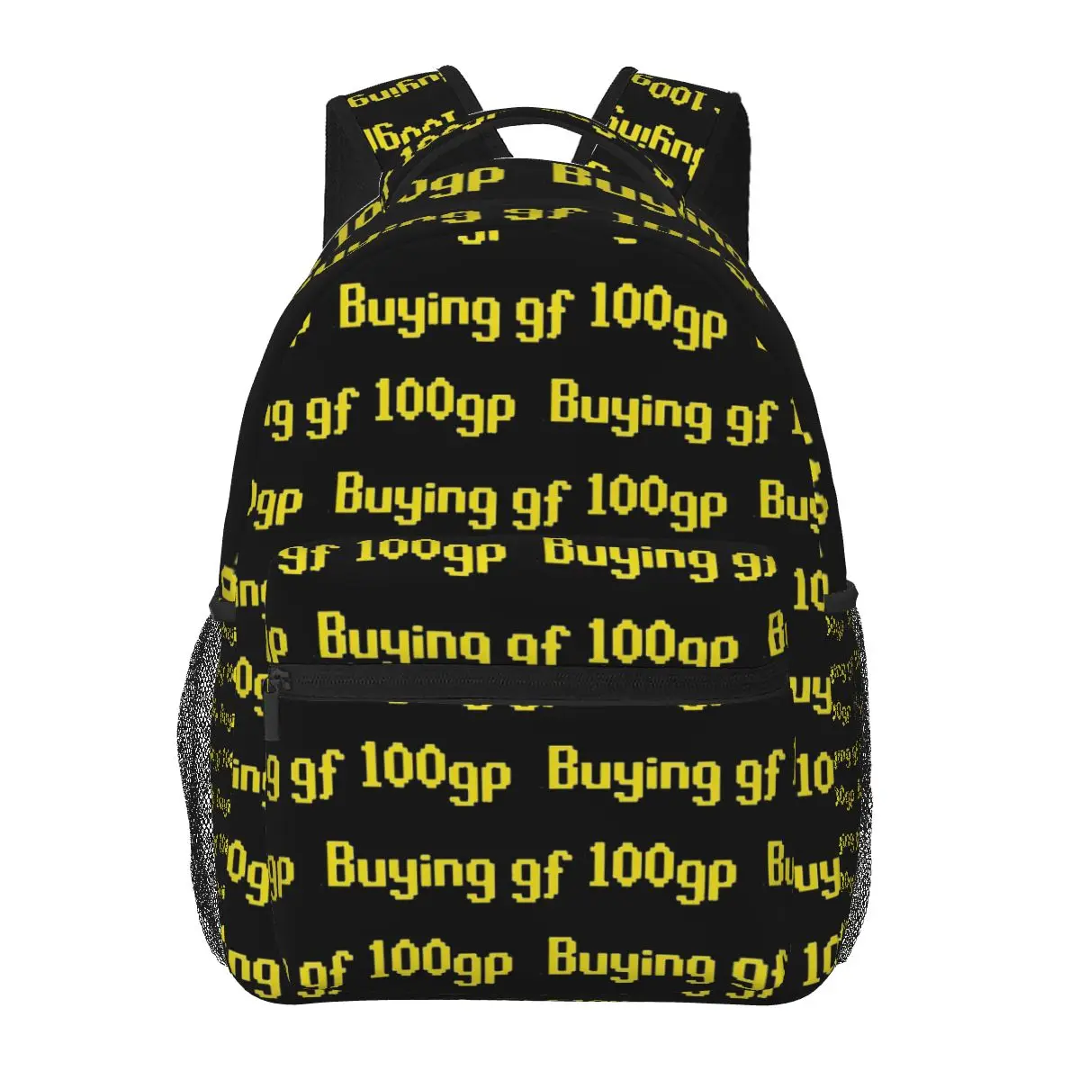 RuneScape _Buying Gf 100gp_ Meme حقيبة ظهر رائجة البيع Daypack سعة كبيرة للأطفال حقيبة كتب حقيبة مدرسية حقائب كتف للرجال والنساء
