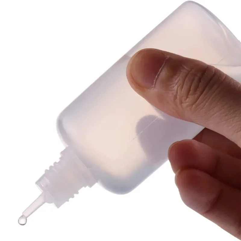 ขวดหยดตัวอย่างพลาสติกขนาดเล็ก3มล.-120มล. 10ขวดรีฟิลภาชนะเครื่องสำอางสำหรับท่องเที่ยวสำหรับหมึกสีน้ำมันหยอดตา