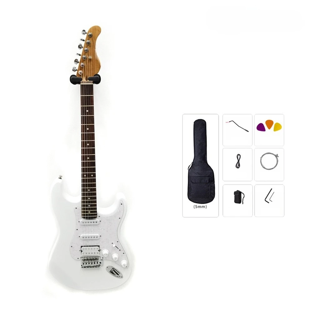 

OEM-электрогитара на заказ, высококачественные 6-струнные электрогитары, музыкальные инструменты, сделано в Китае