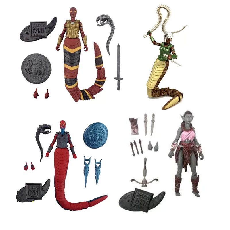 

Boss Fight Toys Anakritis Gorgon/Boa Gorgon/Cerisier 4inch Action Figure 1:18 Model Doll Figure