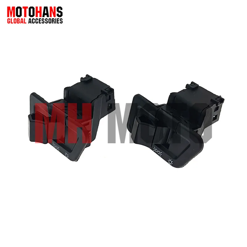 

2PCS 6 PIN ELECTRIC STOP SWITCH BUTTON FOR GY6 MOPED SCOOTER UR110-16 VOK125 ASHIDA110 ZB110 GUERRERO110