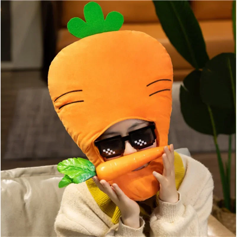 

New Cotton-filled Carrot Hat Photo Props Portrait Props Cartoon Headgear Photography Props