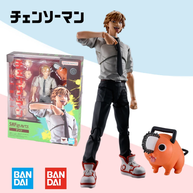 

Bandai Original BOX S.H.Figuarts SHF Chainsaw Man Denji Casual Wear action figure anime model kit finished toy gift for children