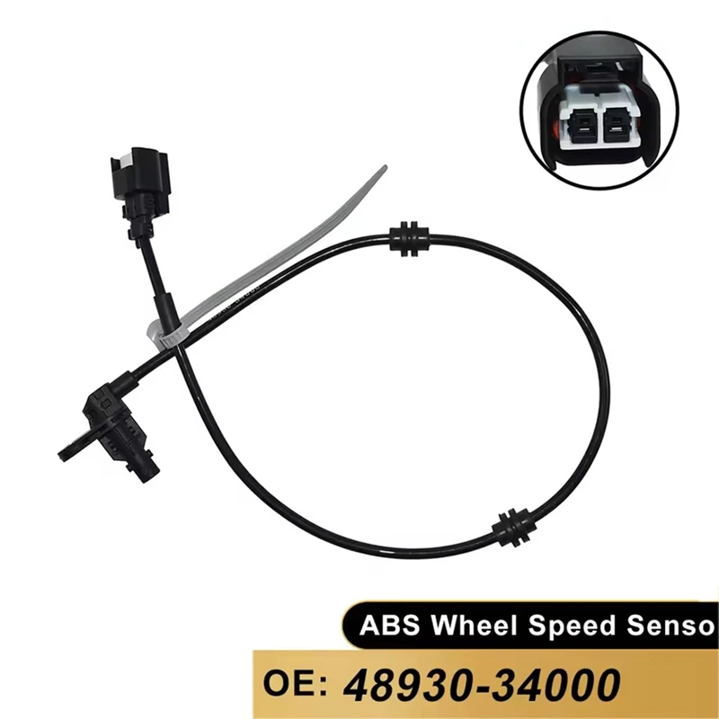 4PCS ABS Wheel Speed Sensor 48930-34000 For Ssangyong Actyon Sport II MPV 12-22 Korando 10-22 Rexton SUV 2.0 2.2