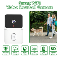 Wireless Video Doorbell Camera Smart WiFi Security Doorbell with Camera Night Vision for Home Outdoor Doorbell Motion Detection