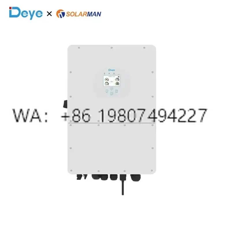 for Deye Hybrid Inverter SUN-8-15K-SG01HP3-US-AM2 8kw 10kw 12kw 15kw 3 Phase Solar Power Converter