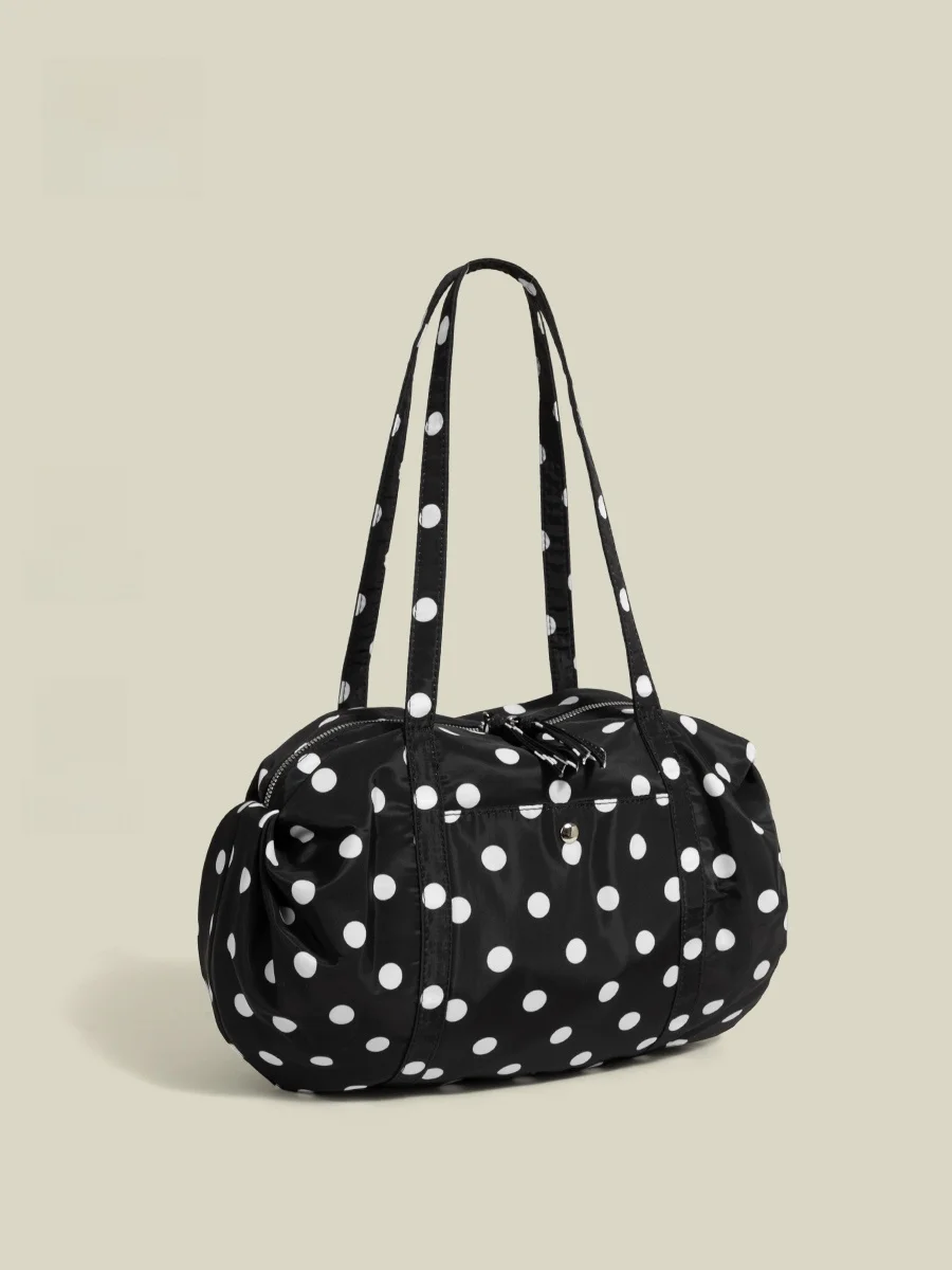 

Lightweight Versatile Korean Sle Polka Dot Underarm Bag Women's Handbag Single oulder Bag Breadsti ape Faionable
