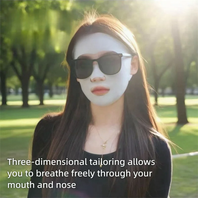 Open Mouth Nose Summer Mask Swimming Snorkeling Surfing Sunscreen Special Face Mask