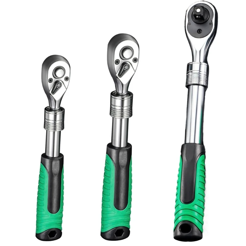 

1PC Mini 1/4" 3/8" Ratchets Wrenches, Extendable Telescopic Sockets Spanners Dropship