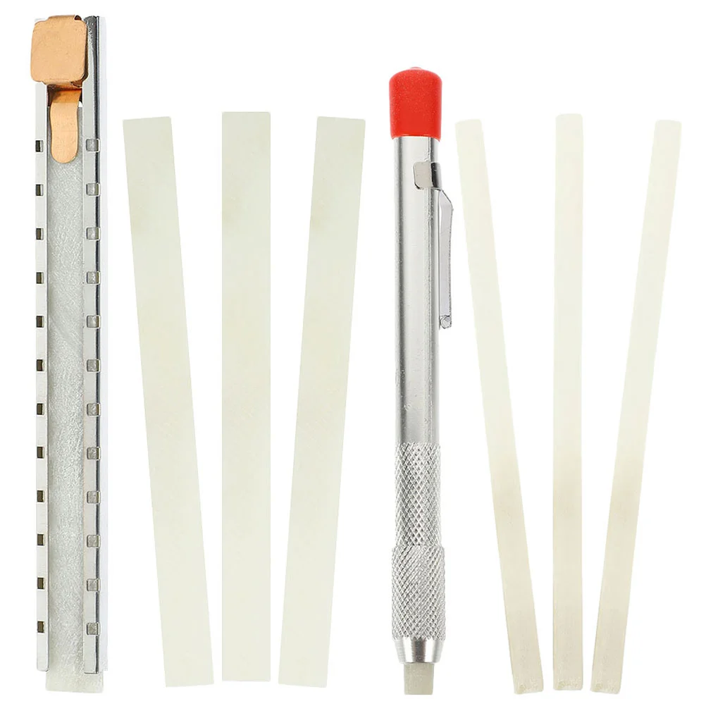 

Lead Pencils Stone Scribing Tool Flat Soapstone Textile Marking Refill Welding Chalk Draw White