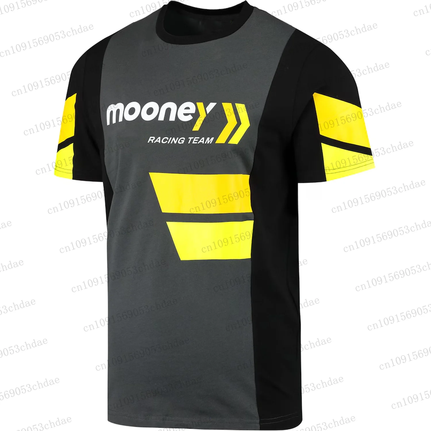 24/25 Newest Valentino Rossi Mooney Racing Team T-Shirt  Quick-dry Breathable Motobike Match Short-sleeve Sport Shirt Uniform