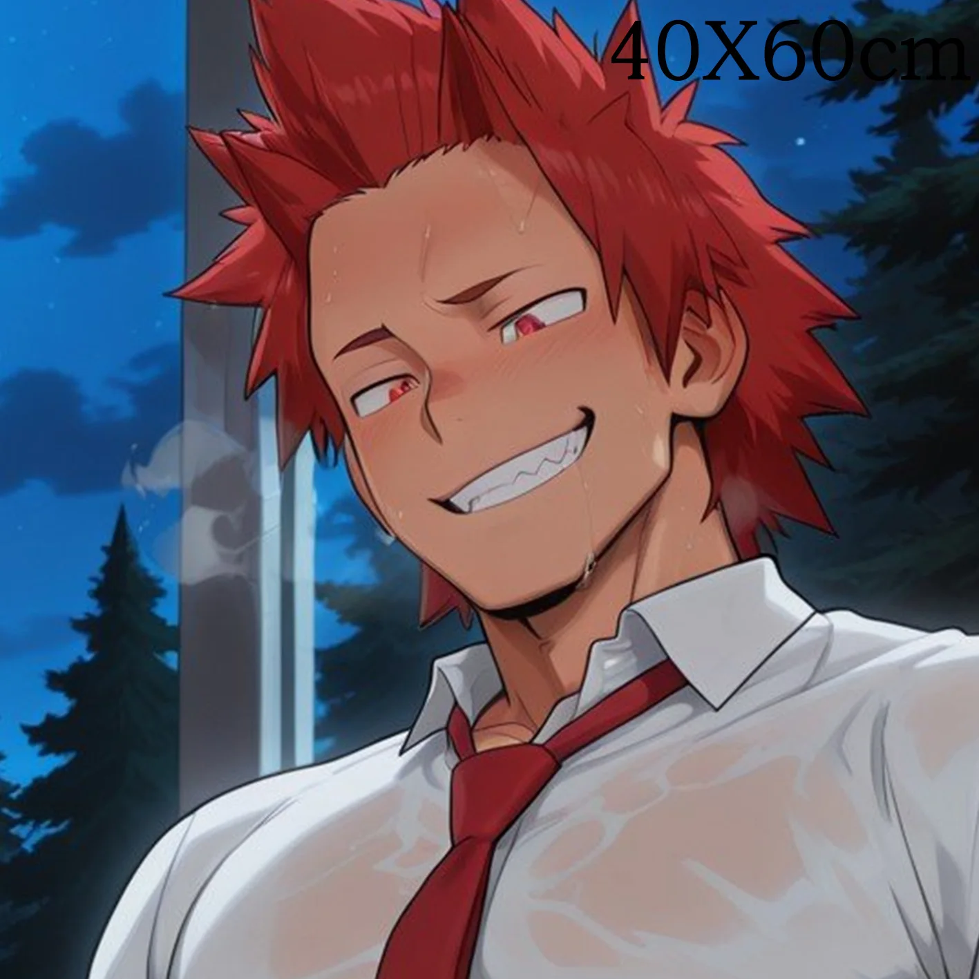 Dakimakura Anime Kirishima Pillow Cover Sofa Cushion Double-side Print Throw Pillow Case 40X60cm