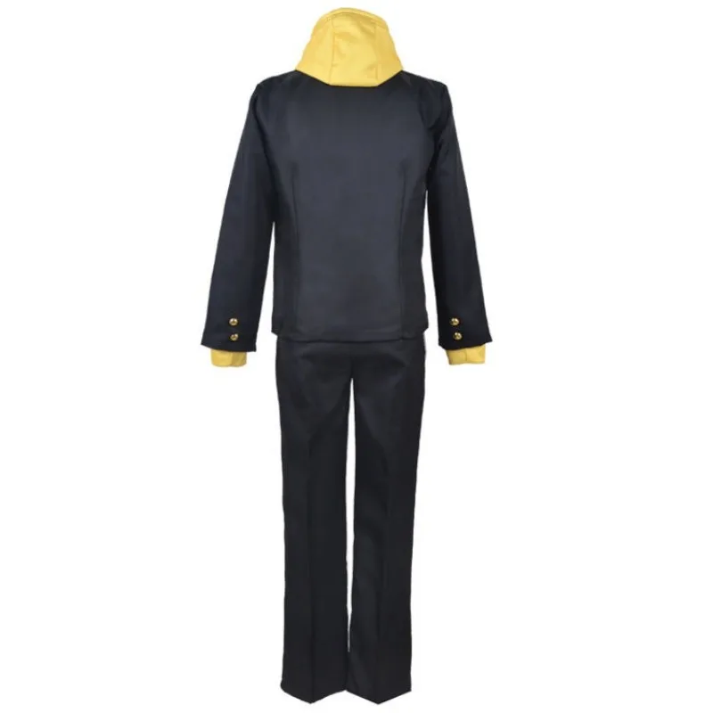 SK8 The Infinity  Cosplay Reki Kyan Costume SK  Eight Skateboard Uniform Suit Yellow Hoodie Sweatshirt Black Jacket 2025