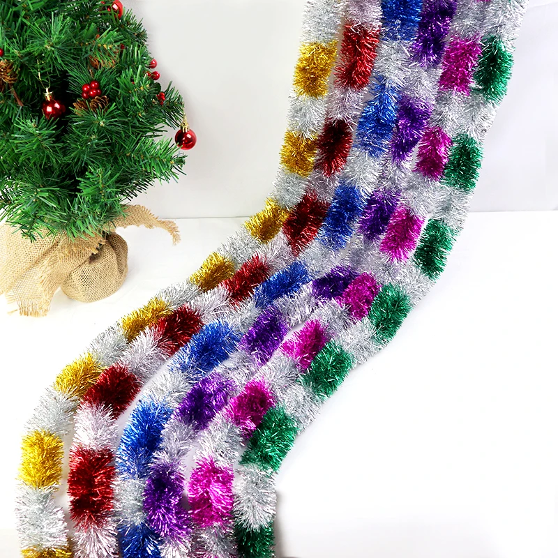 Oropel de Color para decoració - Tinsel Garland Decoration reseña y precio
