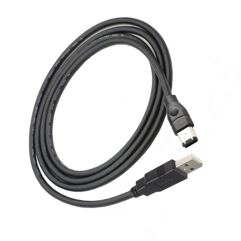 Firewire IEEE 1394 6 Pin ذكر إلى USB 2.0 ذكر محول محول وصلة كابل 1.8 متر/3/4.5 متر لتوصيل بطاقات الصوت #5
