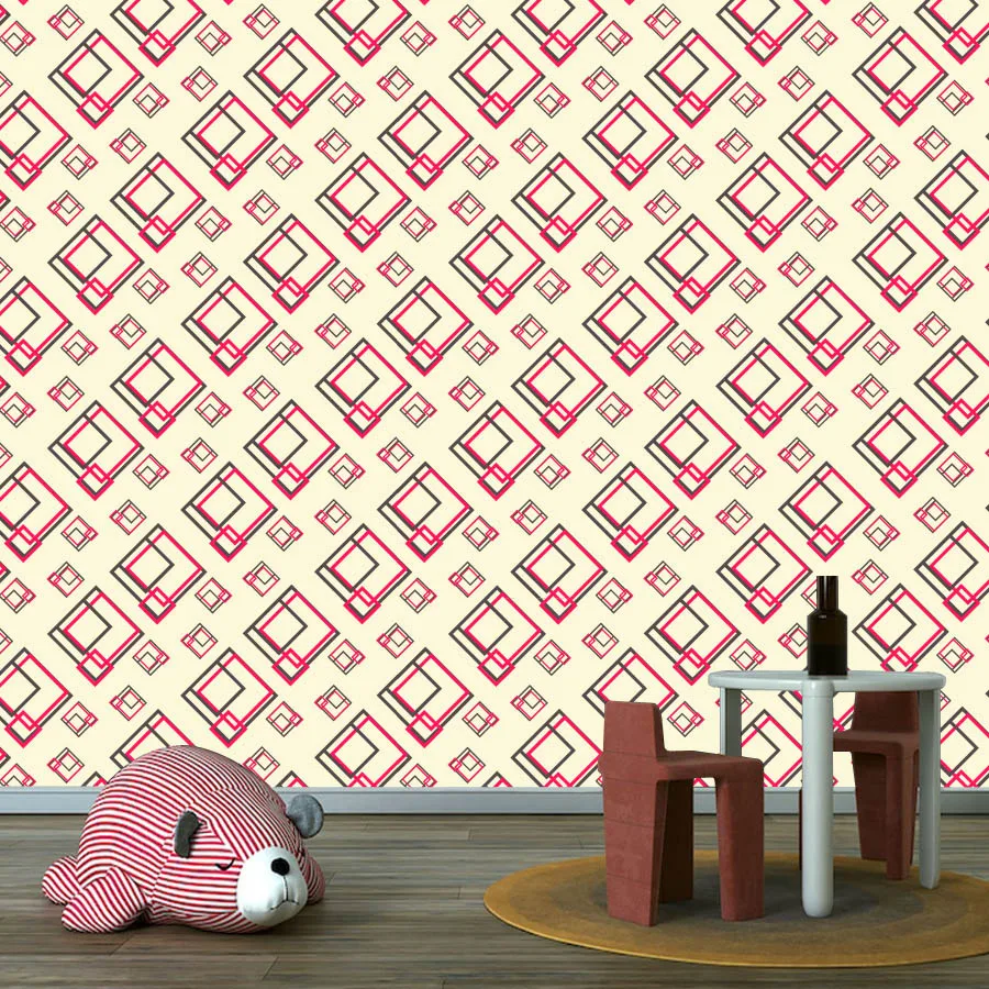 

Современные обои с кожурой и наклейкой для гостиной, контактные обои, домашний декор, ремонт стен, геометрическая сетка, легко наносимая фреска