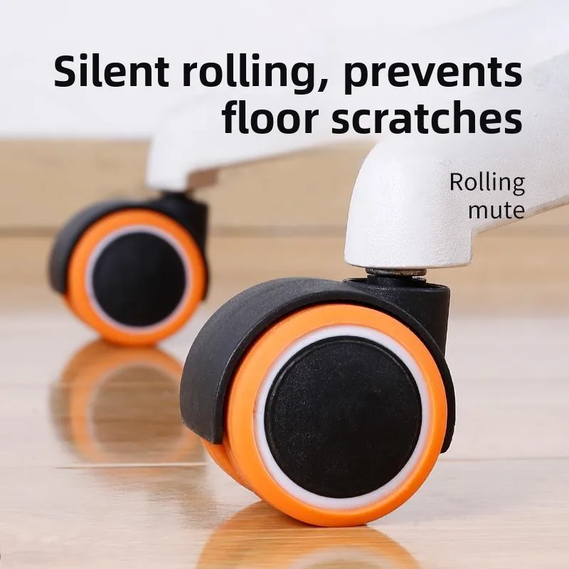 Silent Office Computer Chair Wheel Covers Silicone Chair Leg Pads Luggage Wheel Protectors Modern Simple Style Tablecloth