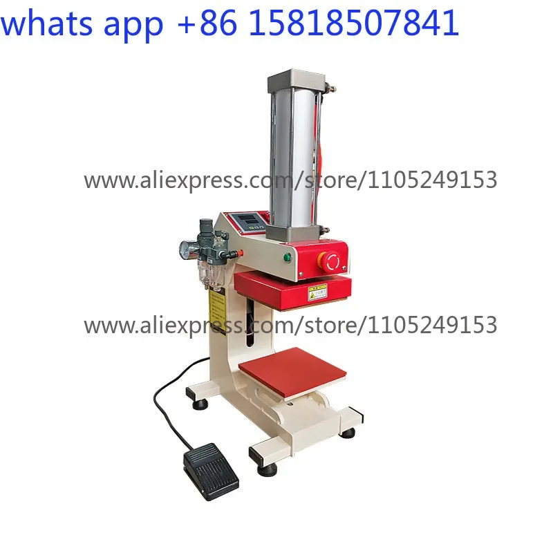 Hot label heat transfer machine Hot press printing machine Embossing clothes with hot drill linen chip