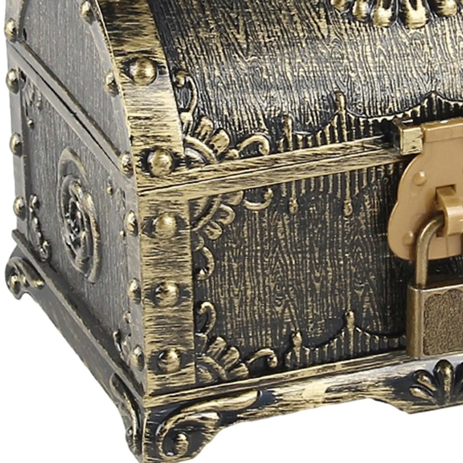 Adventurous Treasure Box Pirate Treasure Chest Decorative Multifunction Props Pirate Treasure Box for Prize Gift Kids Adults