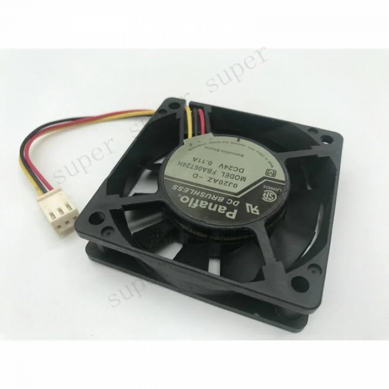 S+   For Panaflo 6015 FBA06T24H DC24V 0.11A inverter cooling fan