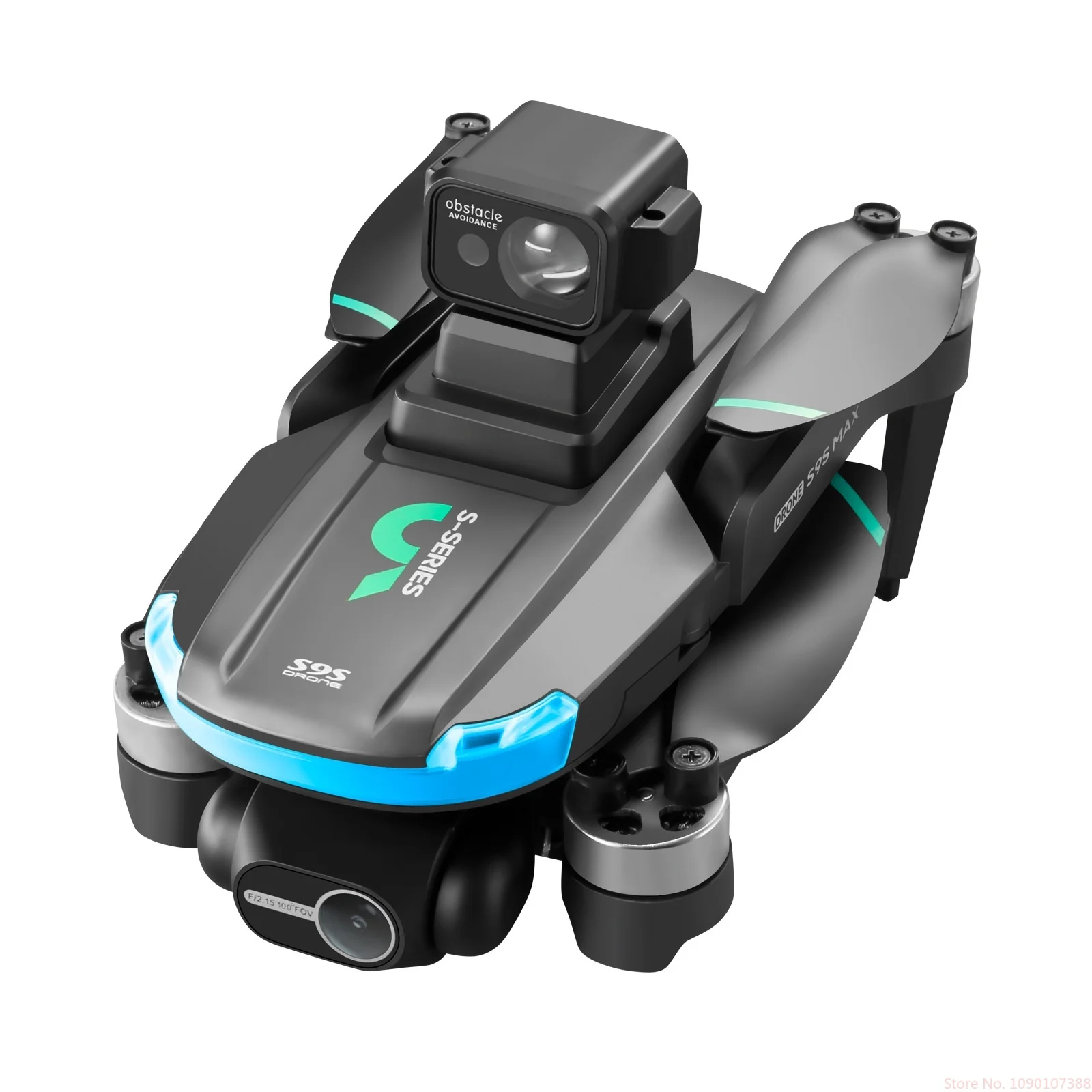 Dron S9S con posicionamiento GPS HD 4K fotografía aérea cardán de dos ejes EIS Servo eléctrico aviones de Control remoto