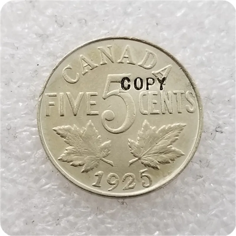 1925,1926 Canada nickel 5 Cents COPY commemorative coins-replica coins medal coins collectibles