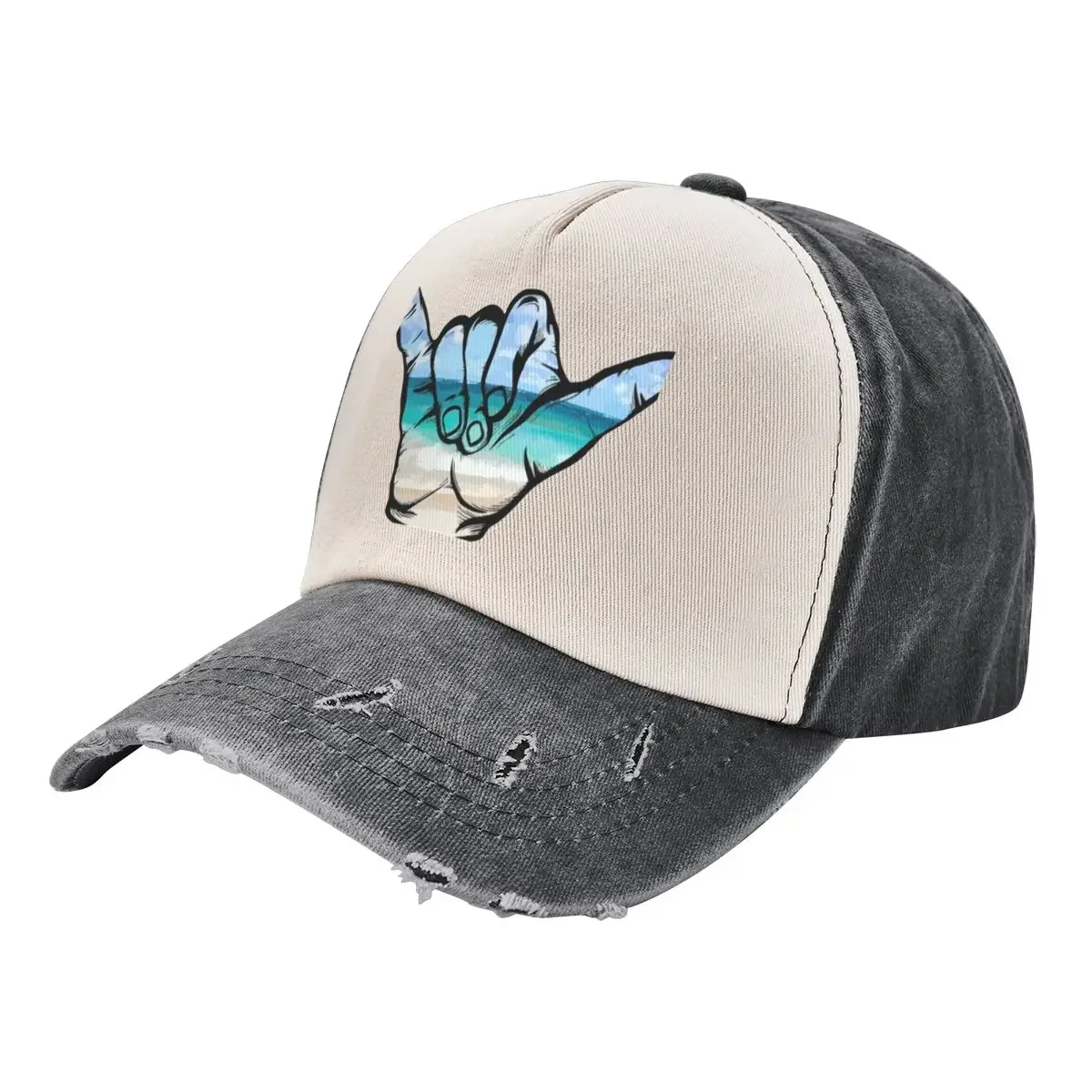 SHAKA HAWAII HANG LOOSE Baseball Cap Streetwear fishing hat Icon Big Size Hat Designer Man Women's