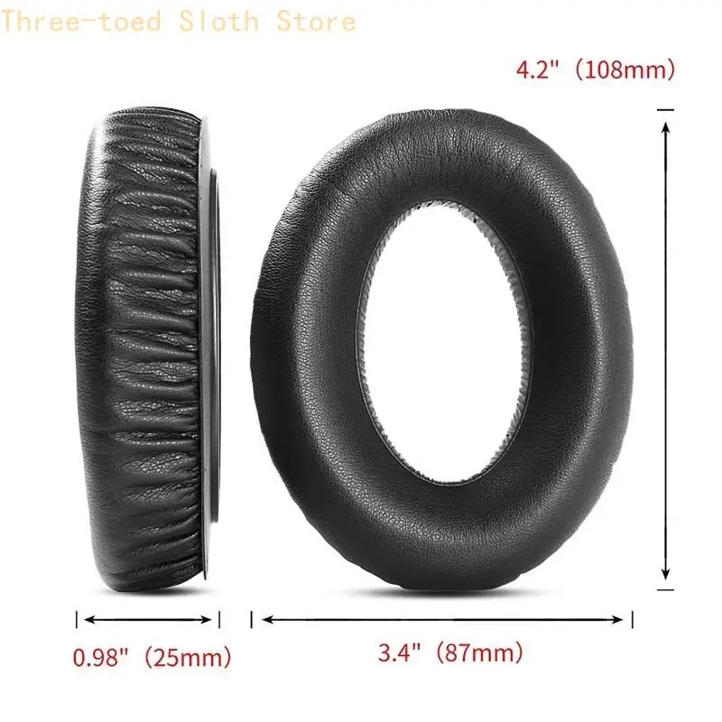 1 paar Professionelle Memory Foam Ohrpolster Ersatz Ohr Pad für HD545 HD565 Kopfhörer Ohr Pad Headset Ohr Tassen E74A – Detail 6