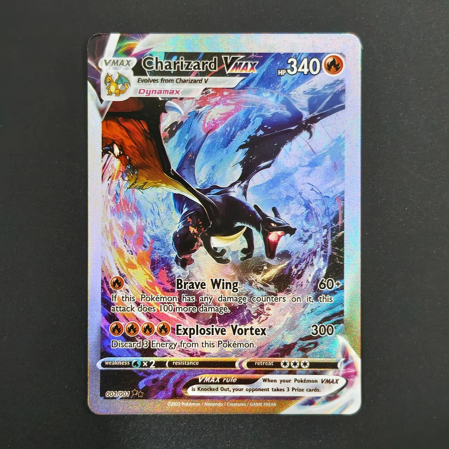 Self Made Custom Cards Gardevoir Charizard  English Fan Art High Quality Game Texture Collection Card Toy
