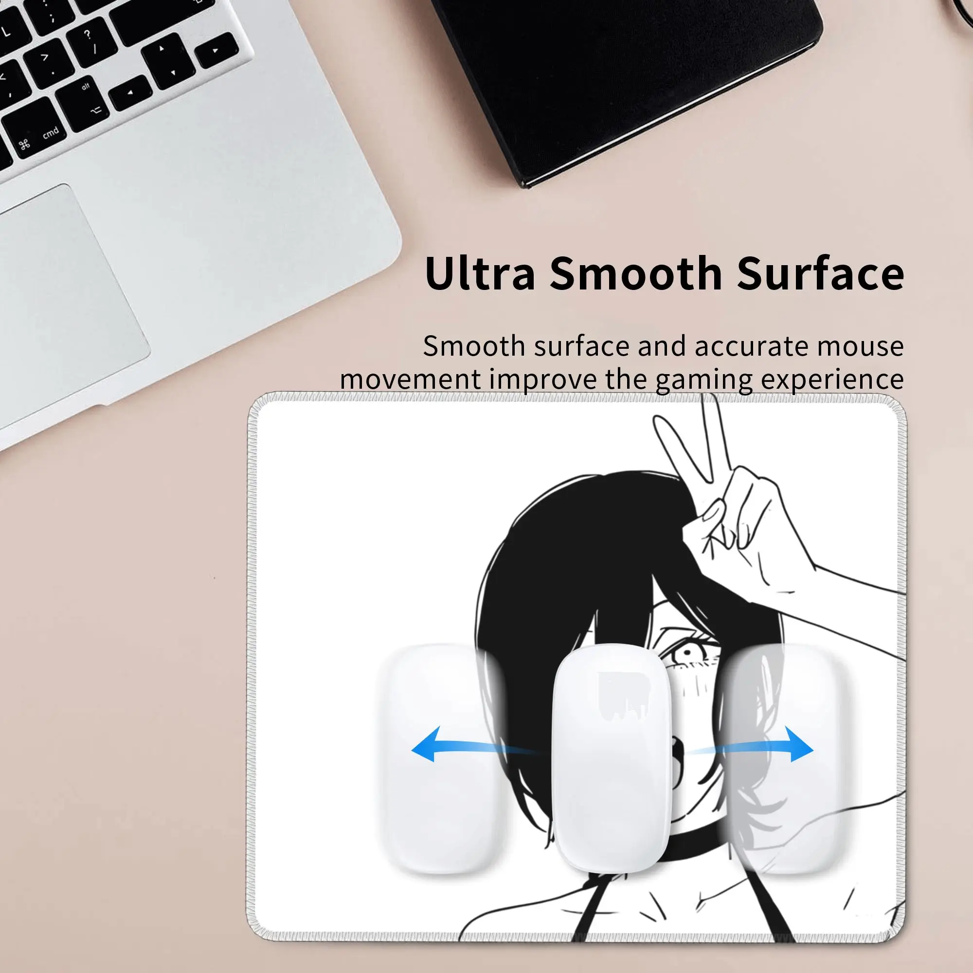 Anime Chainsaw Man Reze Mouse Pad Computer Keyboard Mouse Mat Gaming PC Laptop Desk Mat Office Accessories Table Mats