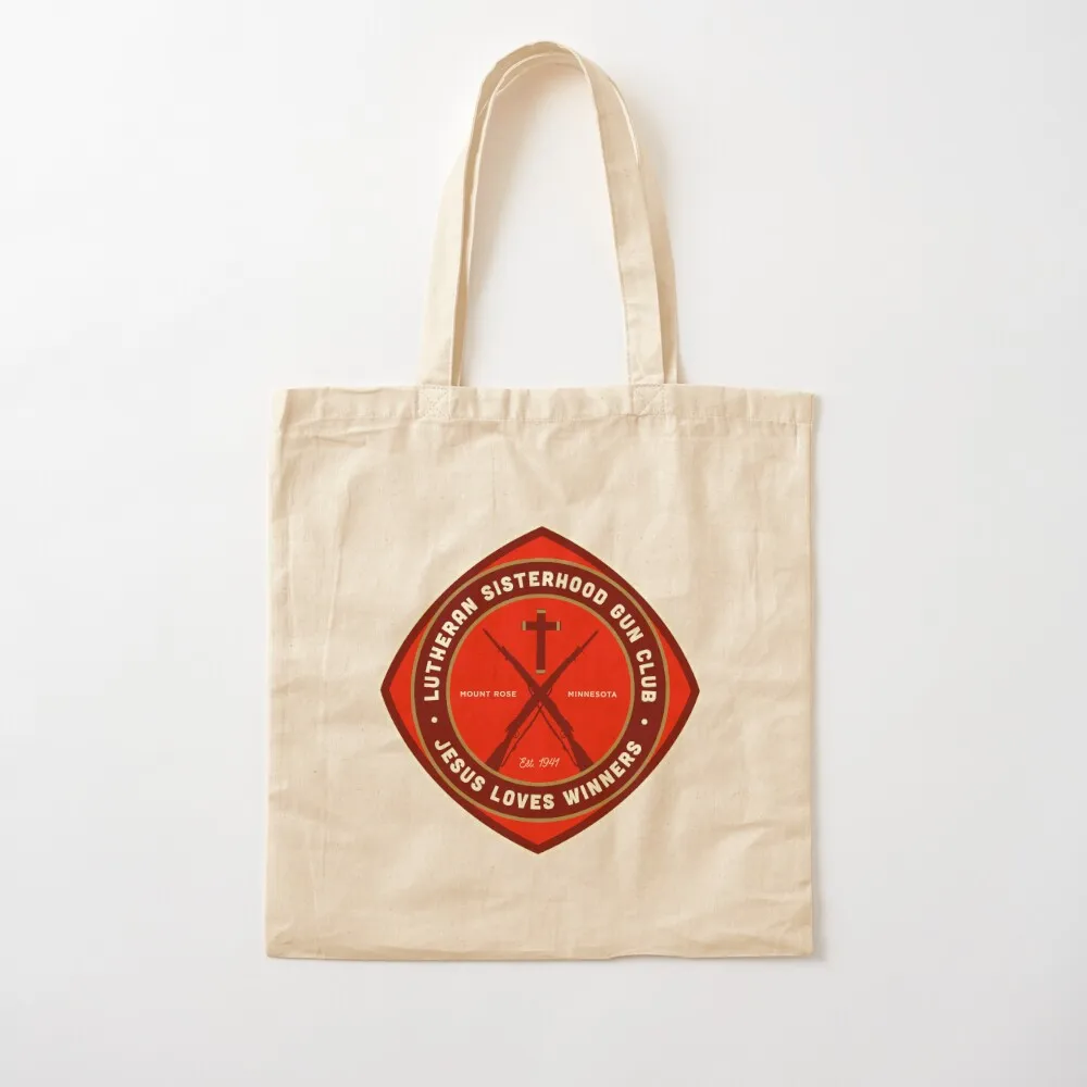 Lutheran Sisterhood Gun Club Tote Bag Canvas bag reusable shopping bags custom fabric bag Canvas Tote