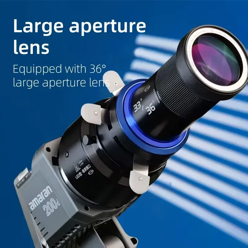 MIAOTU MG06MAX (LED Light Edition) Cone Snoot Photo Optical Spotlight Art Light Cylindrical Flash Spotlight