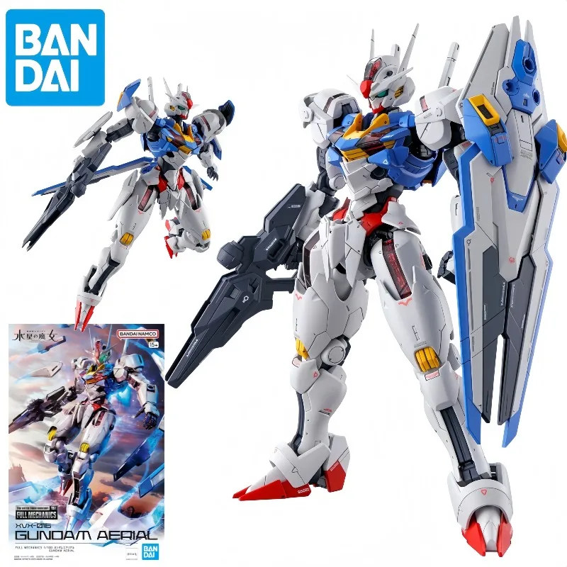 bandai-full-mechanics-1-100-xvx-016-gundam-aerial-action-figures-mobile-suit-gundam-the-witch-from-mercury-modellino-anime-da-collezione