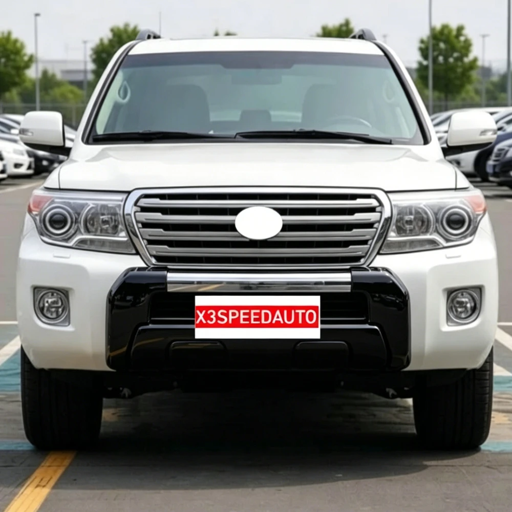 Fit For Toyota Land Cruiser LC200 FJ200 2012 2013 2014 2015 Front Bumper Guard Protector Molding Cover Trim Lip Skirt PP Plastic
