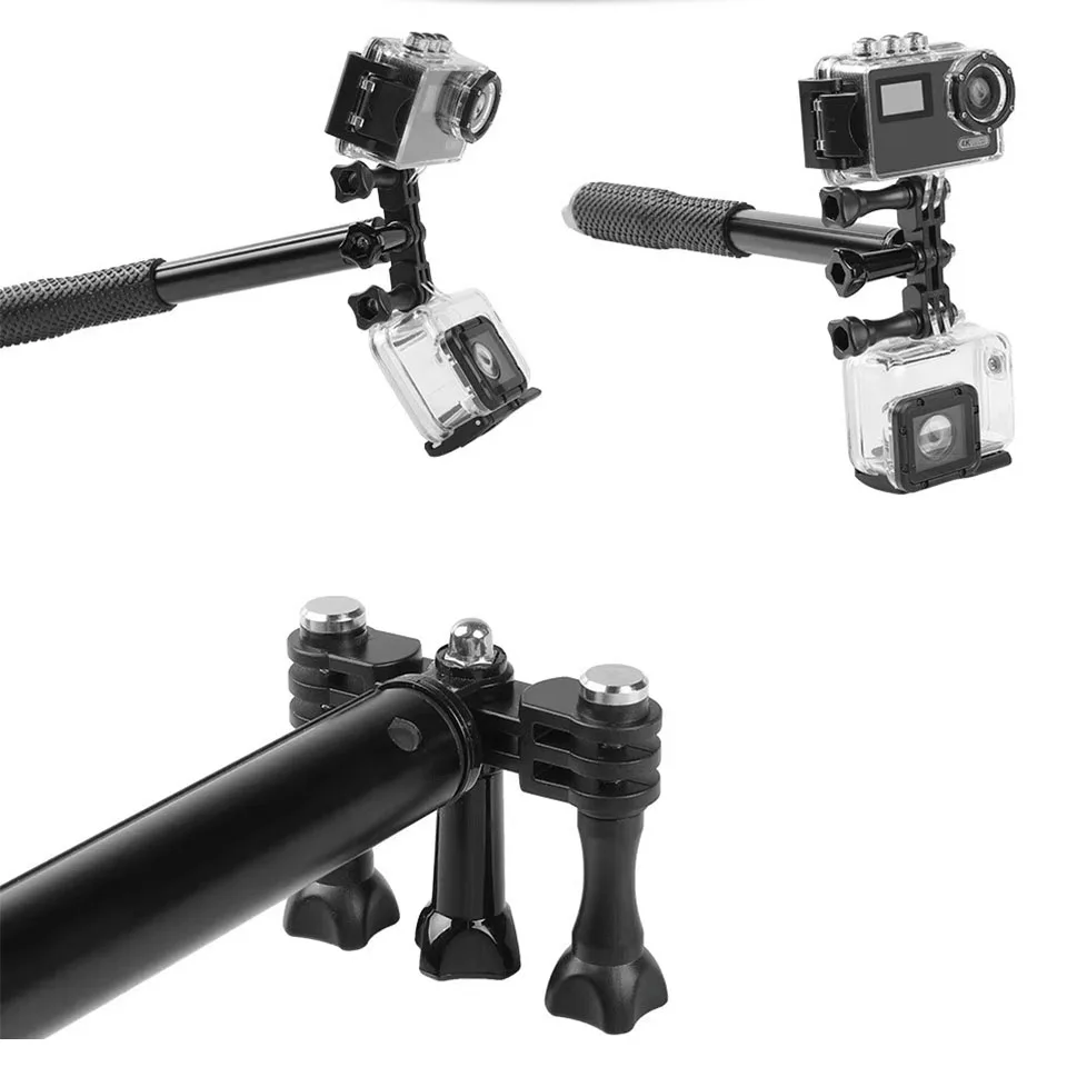 Eyecup de cámara para GoPro Hero Action, soporte de luz de Flash para Selfie