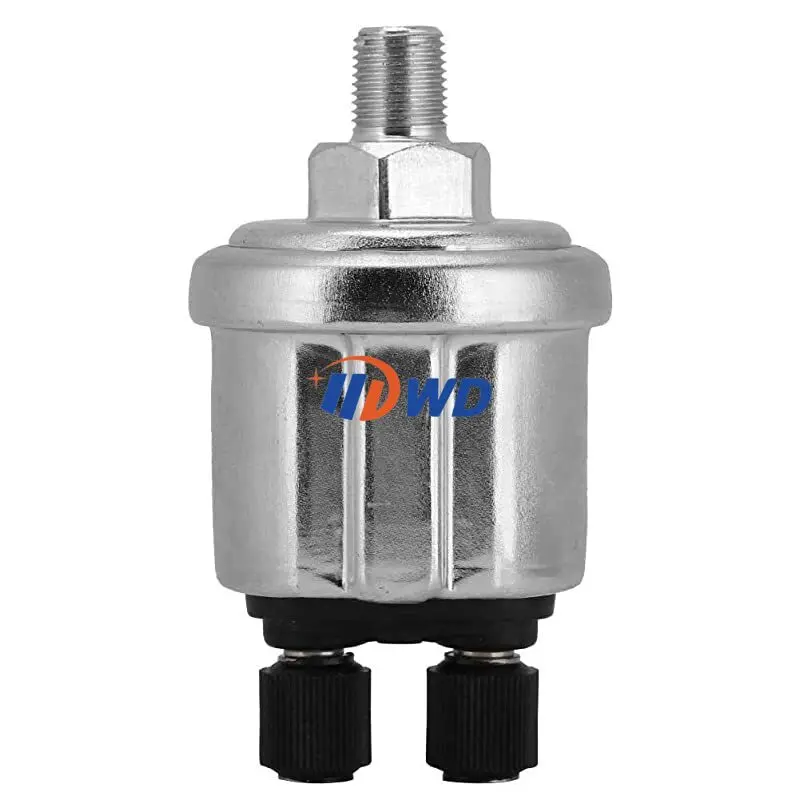 Oil Pressure Sensor for Universal for VDO Diesel Generator 0 to 10 Bars 1/8NPT Oil Induction Plug Generator Oil Sensor