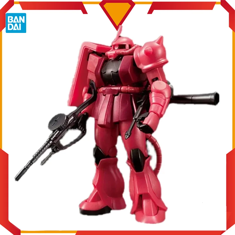 

Bandai Gundam Model Kit Anime Figure Base Limited HG MS-06S Zaku 2 Metallic Genuine Gunpla Action Toy Figure Toys for Children