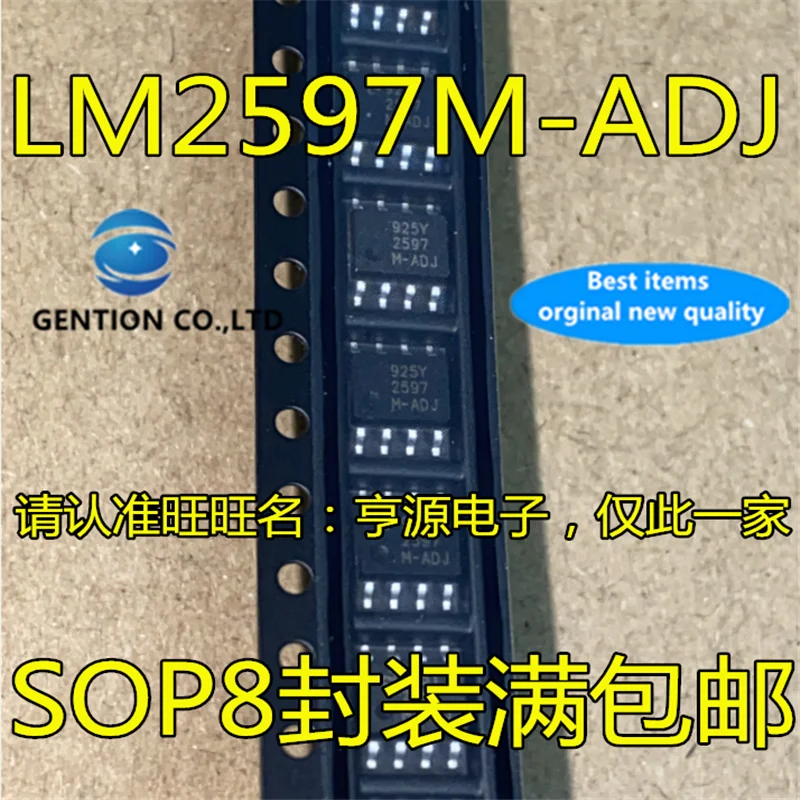 10Pcs  LM2597M-ADJ LM2597MX-ADJ 2597MADJ SOP8   in stock  100% new and original