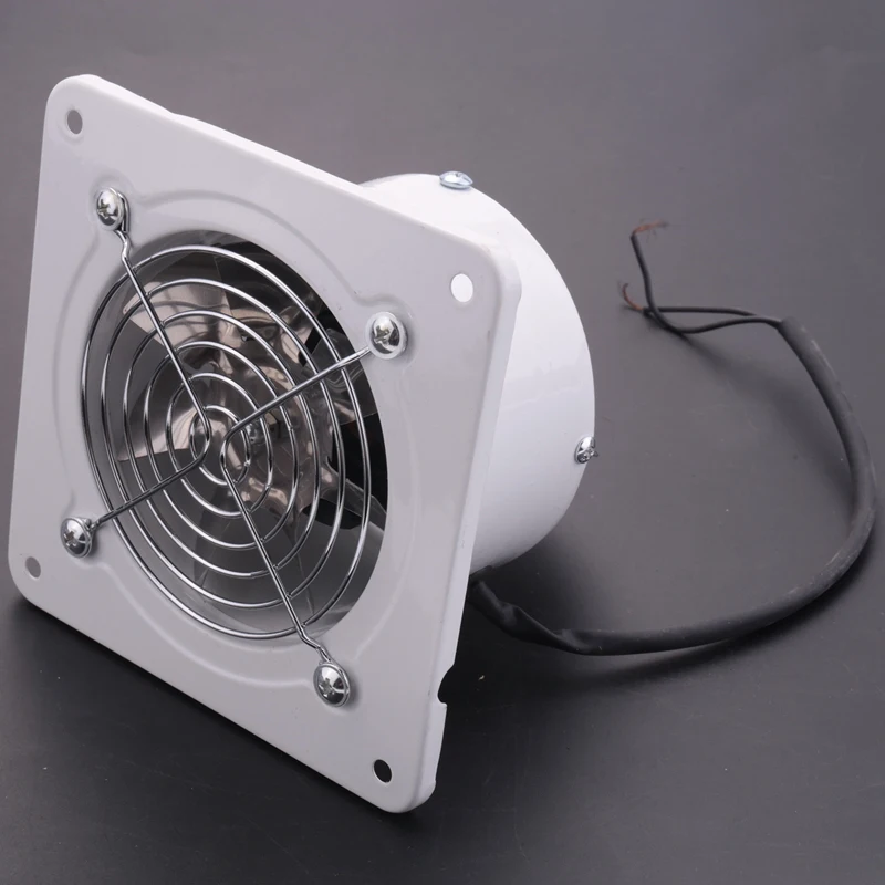 HOT-4นิ้วพัดลมอินไลน์ Air Ventilator ท่อโลหะระบายอากาศไอเสียพัดลม Extractor ห้องน้ำพัดลมพัดลม