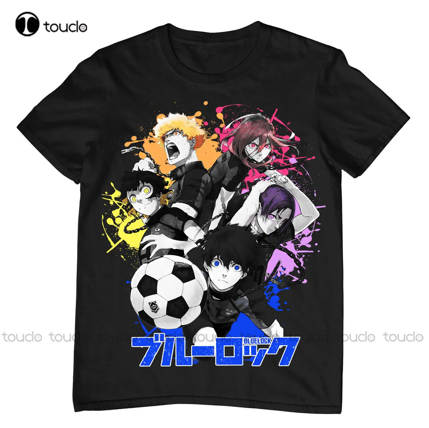 Blue Lock Team New T-Shirt Yoichi Isagi Meguru Bachira Kunigami Rin I Anime Christmas Gift Streetwear Xs-5Xl Tshirt