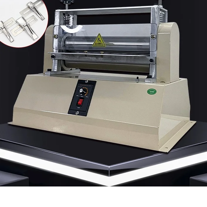 Light Duty Desktop Manual White Gluing Equipment White Glue Coater For Leather Shoe Soles Paper Packaging Label Bag Manufacturin