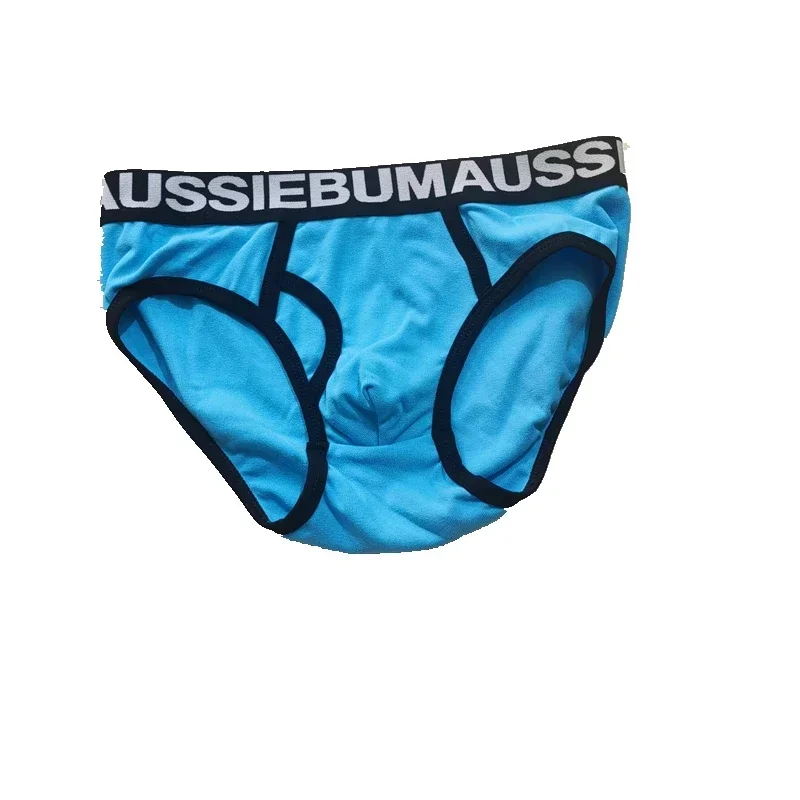 

Men's threaded colored briefs, low-rise comfortable and breathable briefs