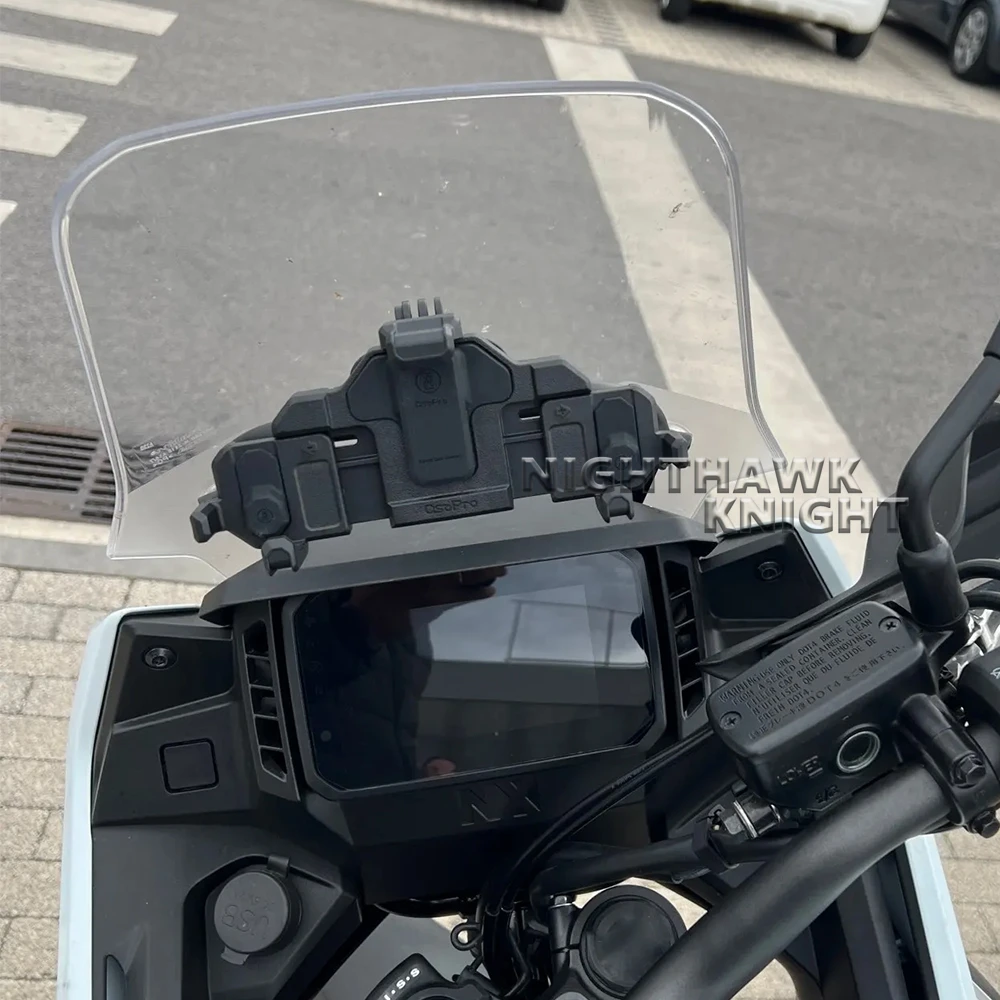 For Honda NX400 NX 400 NX500 nx 500 2024 Motorcycle Accessories Rotatable Phone Holder Bracket GPS Shockproof Navigation Bracket