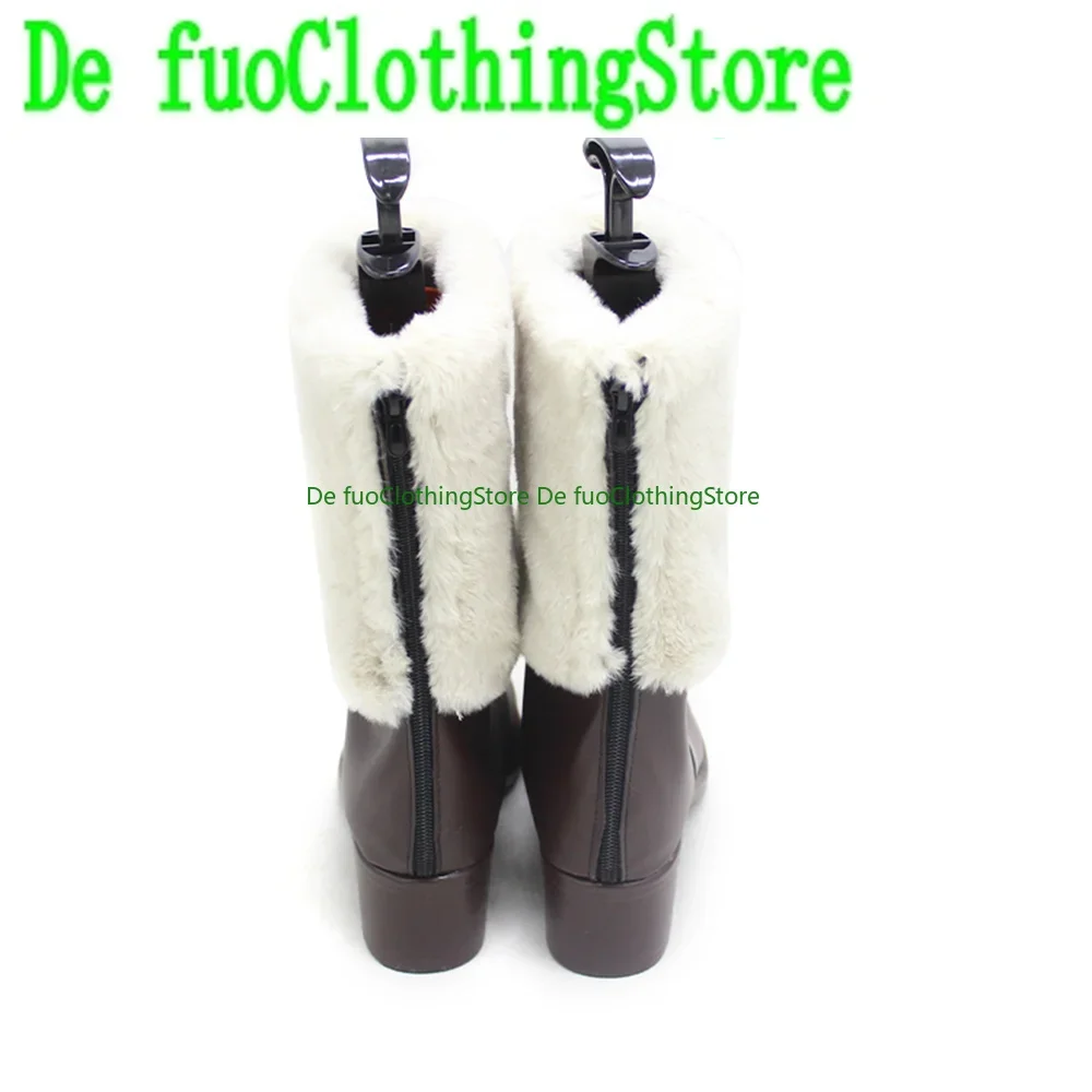 Ensemble Stars Branco Tori Himemiya Halloween Cosplay Buty Obuwie Gra Anime Karnawał Impreza Halloween DefuoClothing Sklep z Obuwiami