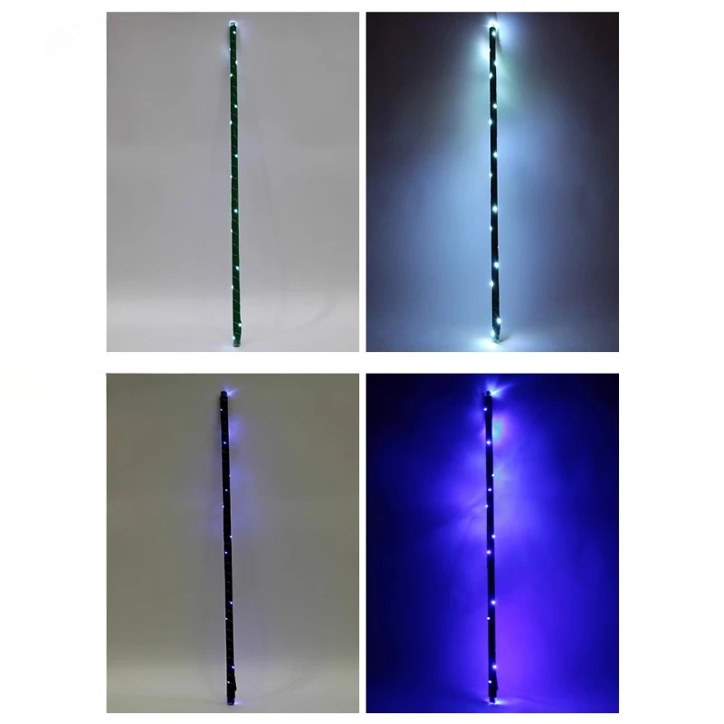 Maßgeschneiderte Bauchtanz Vine Stick Straight Jazz Dance LED Erwachsene Whistle Stick Shadow Dancer Zubehör