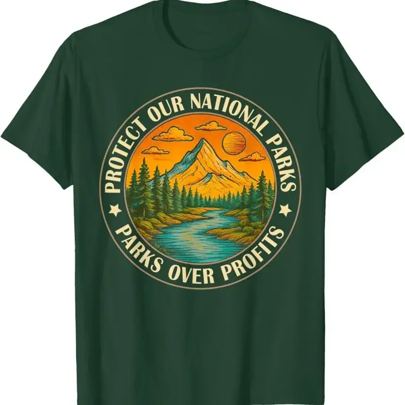 Retro Protect Our National Park Parks Not Profits Resist T Shirt
