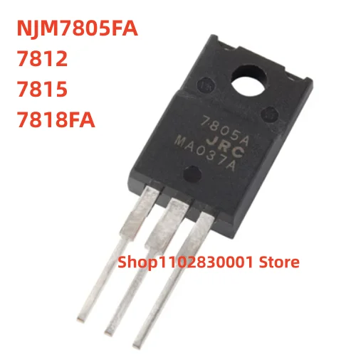 25PCS New NJM7805 7812 7815 7818FA Three-Terminal  Integrated Chip Positive Voltage Regulator 100% Good  IN STOCK