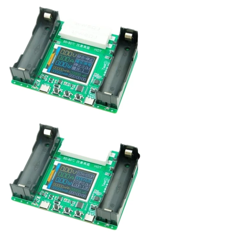 Lithium battery internal resistance tester, high precision, automatic, integrated charging and discharging, 2-channel resistance